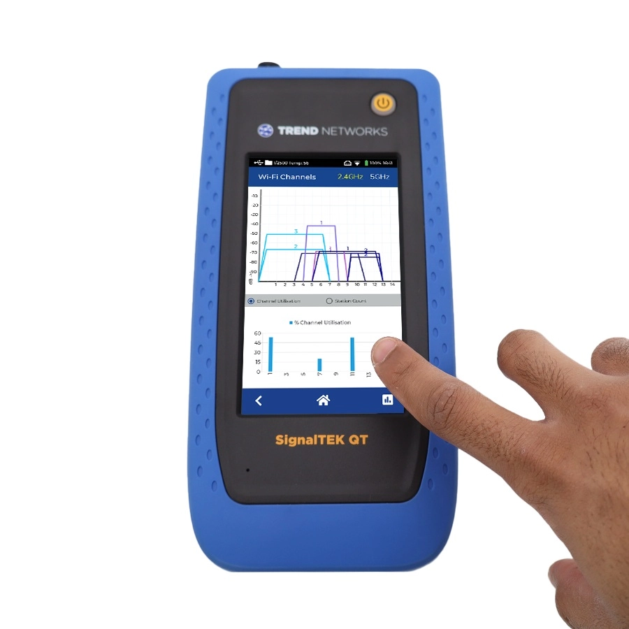 SignalTEK QT Pro 10G Copper/Fiber/Wi-Fi Qualification